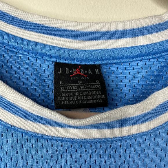 YLg Y2K VTG Michael Jordan #23 UNC Tar Heels Jersey Tank Retro Sports Basketball - Picture 2 of 7